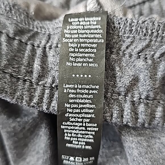 RBX Mens Jogging Pants Elastic Waist Two Pocket One Deep w/Zipper Gray Size XL - Picture 7 of 8